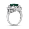 Thumbnail Image 2 of Le Vian Vault Emerald-Cut Emerald Ring 1 ct tw Diamonds Platinum