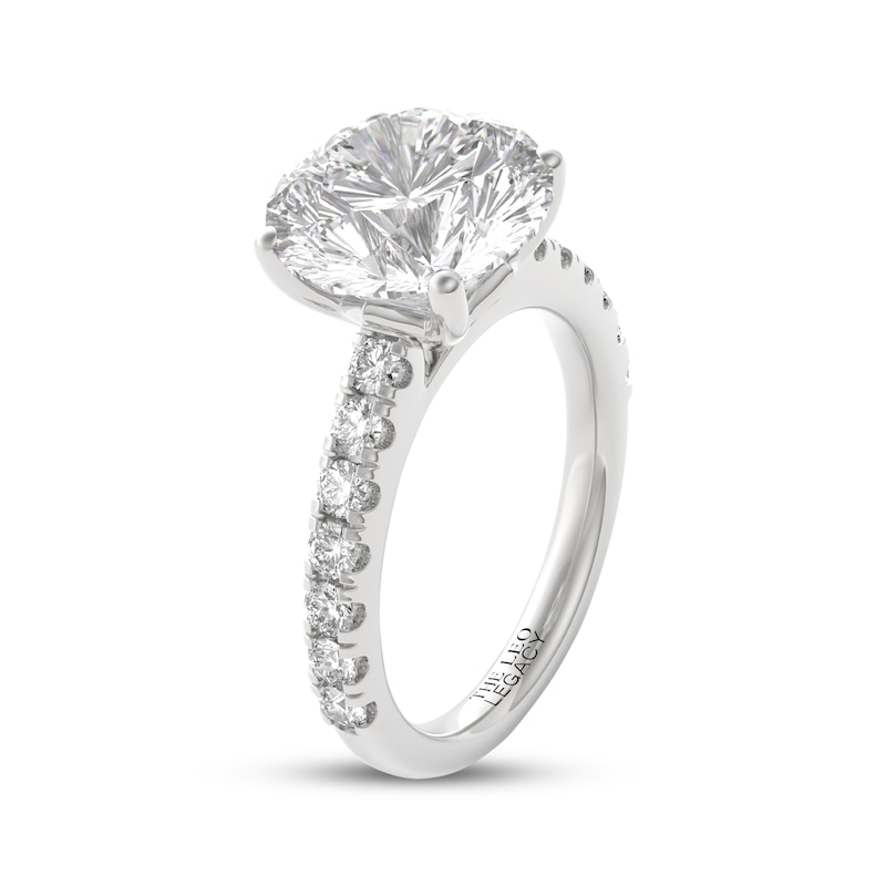 Main Image 2 of THE LEO Legacy Lab-Grown Diamond Round-Cut Engagement Ring 4-5/8 ct tw 14K White Gold