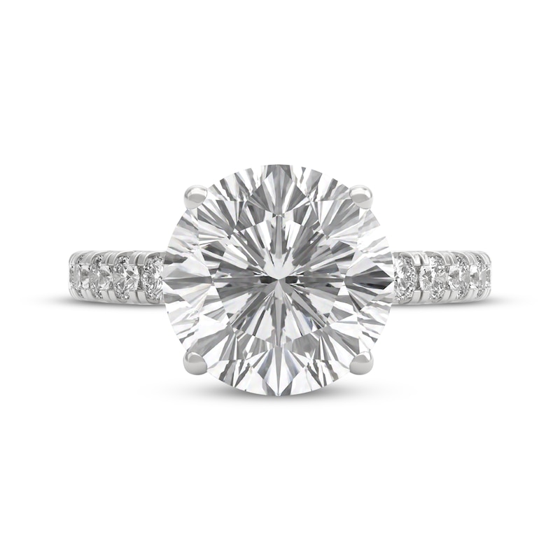 Main Image 3 of THE LEO Legacy Lab-Grown Diamond Round-Cut Engagement Ring 4-5/8 ct tw 14K White Gold