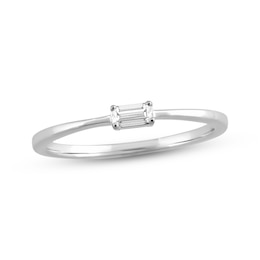 STUDIO BY KAY Baguette-Cut Diamond Ring 1/20 ct tw 10K White Gold