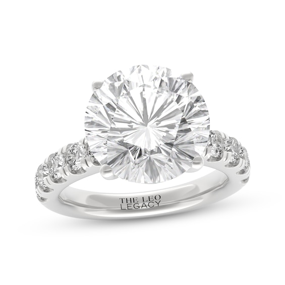 THE LEO Legacy Lab-Grown Diamond Round-Cut Engagement Ring -/ ct tw 14K White Gold