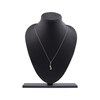Thumbnail Image 5 of Diamond Arabic &quot;Mom&quot; Necklace 1/6 ct tw 10K White Gold 18&quot;
