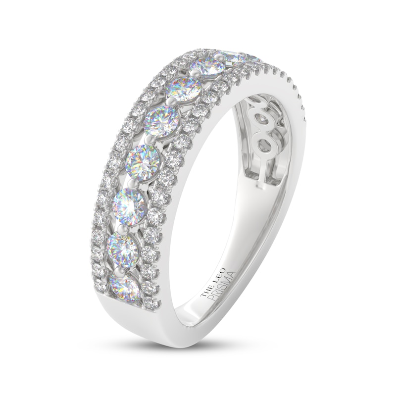 Main Image 2 of THE LEO Prisma Diamond Anniversary Ring 1 ct tw 14K White Gold