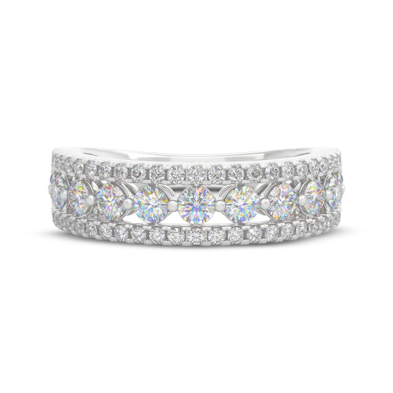 Main Image 3 of THE LEO Prisma Diamond Anniversary Ring 1 ct tw 14K White Gold