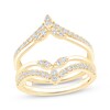 Thumbnail Image 1 of Now + Forever Diamond Chevron Enhancer Ring 1/2 ct tw 14K Yellow Gold