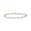 Thumbnail Image 1 of KAY Lab-Grown Diamonds Pear-Shaped Bracelet 2 ct tw 10K Yellow Gold 7"