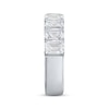 Thumbnail Image 2 of Lab-Grown Diamonds Emerald-Cut Anniversary Ring 3-5/8 ct tw 14K White Gold
