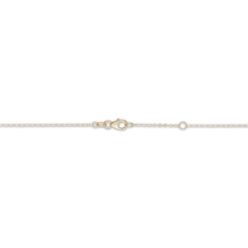 Main Image 3 of Diamond-Cut Turtle Necklace 14K Yellow Gold 18"