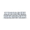 Thumbnail Image 3 of Now + Forever Lab-Grown Diamond Two-Row Anniversary Ring 2 ct tw 10K White Gold