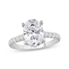 Thumbnail Image 1 of Lab-Grown Diamonds Oval-Cut Engagement Ring 5 ct tw 14K White Gold