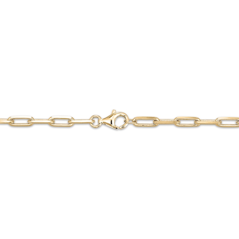 Main Image 4 of STUDIO BY KAY Emerald-Cut Pink Lab-Created Sapphire Y-Drop Necklace 24K Yellow Gold Vermeil Sterling Silver 18"