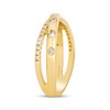Thumbnail Image 3 of Le Vian Diamond Crossover Ring 1/4 ct tw 14K Honey Gold
