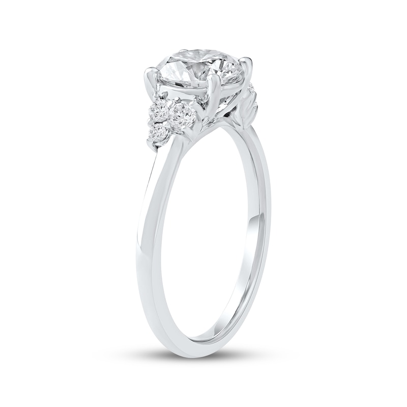 Main Image 2 of Now + Forever Lab-Grown Diamonds Round-Cut Engagement Ring 1-3/4 ct tw 14K White Gold