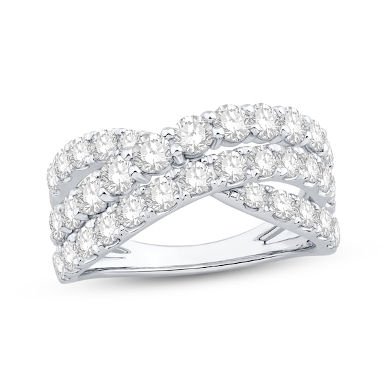 KAY Lab-Grown Diamonds Crossover Ring 2 ct tw 10K White Gold