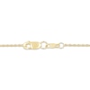 Thumbnail Image 3 of KAY Lab-Grown Diamonds Three-Stone Dangle Station Necklace 1/2 ct tw 10K Yellow Gold 18"