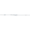Thumbnail Image 2 of Monique Lhuillier Bliss Marquise & Round-Cut Lab-Grown Diamond Dangle Necklace 1/2 ct tw Platinum-Plated Sterling Silver 18"
