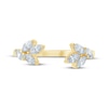 Thumbnail Image 4 of Monique Lhuillier Bliss Marquise-Cut Lab-Grown Diamond Open-Shank Wedding Band 1/2 ct tw 18K Yellow Gold