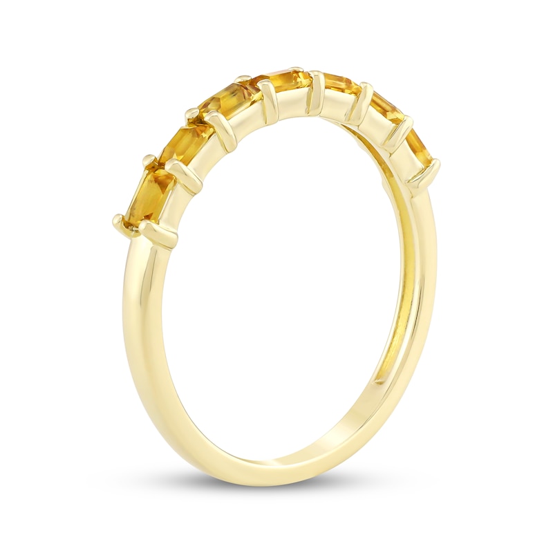 Main Image 2 of STUDIO BY KAY Baguette-Cut Citrine Ring 24K Yellow Gold Vermeil Sterling Silver