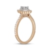 Thumbnail Image 2 of Neil Lane Pear-Shaped Diamond Scalloped Halo Engagement Ring 3/4 ct tw 14K Two-Tone Gold