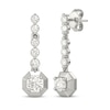 Thumbnail Image 1 of KAY Lab-Grown Diamonds Octagon Frame Drop Earrings 3/4 ct tw Sterling Silver