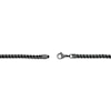 Thumbnail Image 2 of 4mm Foxtail Chain Necklace Black Ion-Plated Stainless Steel 26"