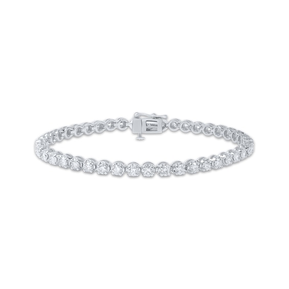 Diamond Tennis Bracelet 4 ct tw 14K White Gold 7"