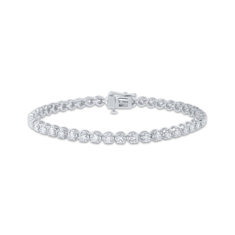 Main Image 1 of Diamond Tennis Bracelet 4 ct tw 14K White Gold 7"