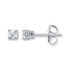 Thumbnail Image 0 of Diamond Earrings 1/5 ct tw Round-cut 14K White Gold (I/I2)