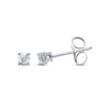 Thumbnail Image 1 of Diamond Earrings 1/10 ct tw Round-Cut 14K White Gold (I/I2)