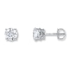 Thumbnail Image 0 of Diamond Earrings 2 ct tw Round-cut 14K White Gold (I/I2)