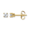 Thumbnail Image 0 of Diamond Solitaire Earrings 1/5 ct tw Round-cut 14K Yellow Gold (K/I2)