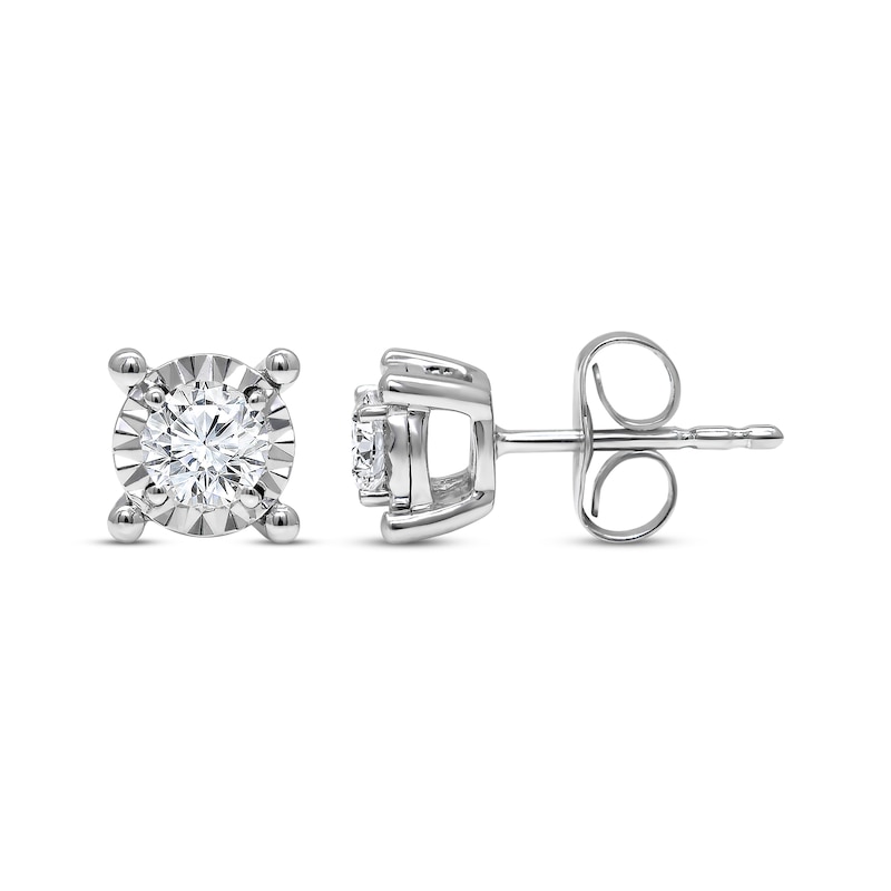 Radiant Reflections 1/3 ct tw Diamonds Sterling Silver Earrings (J/I3)