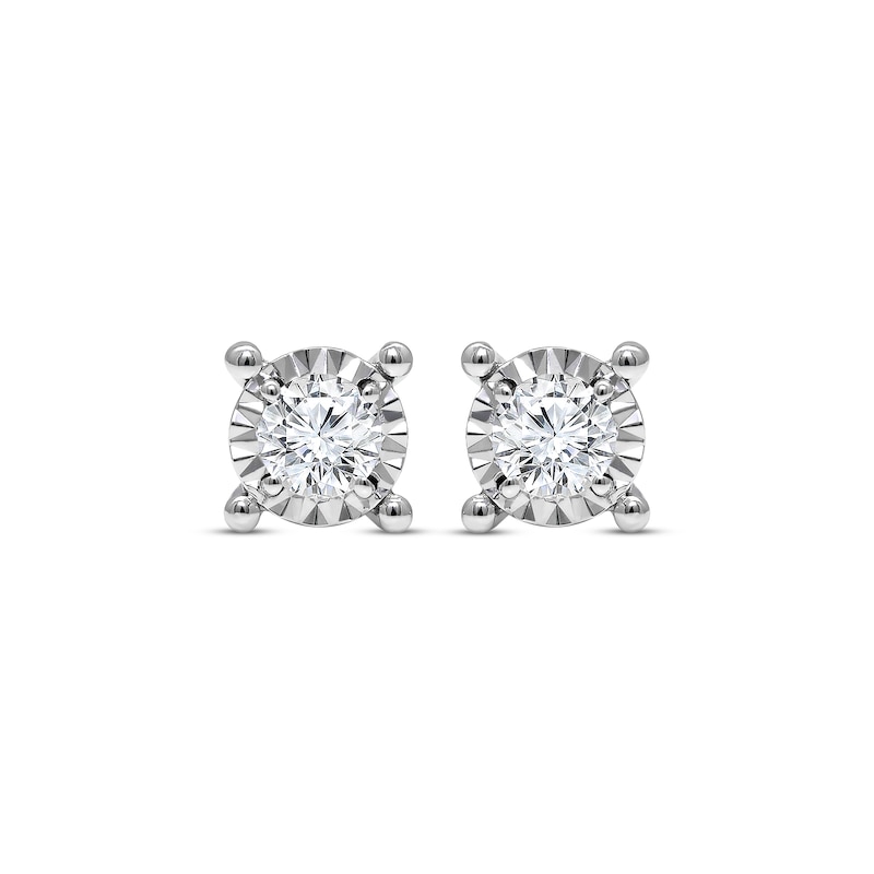 Radiant Reflections 1/3 ct tw Diamonds Sterling Silver Earrings (J/I3)