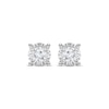 Thumbnail Image 2 of Radiant Reflections 1 ct tw Diamonds 10K White Gold Earrings (J/I3)