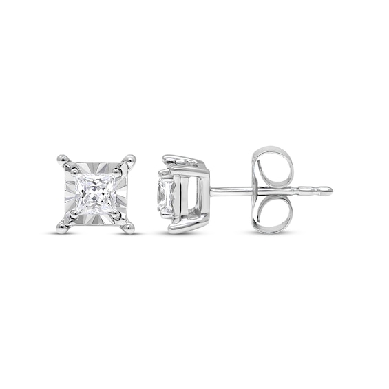 Radiant Reflections 1/3 ct tw Diamonds Sterling Silver Earrings (J/I3)