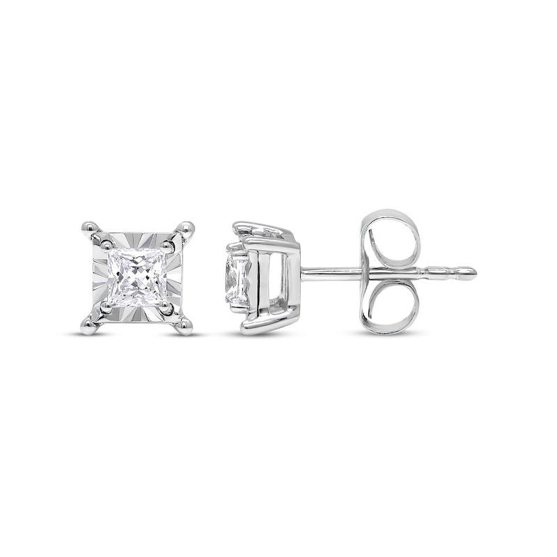 Radiant Reflections 1/3 ct tw Diamonds Sterling Silver Earrings (J/I3 ...