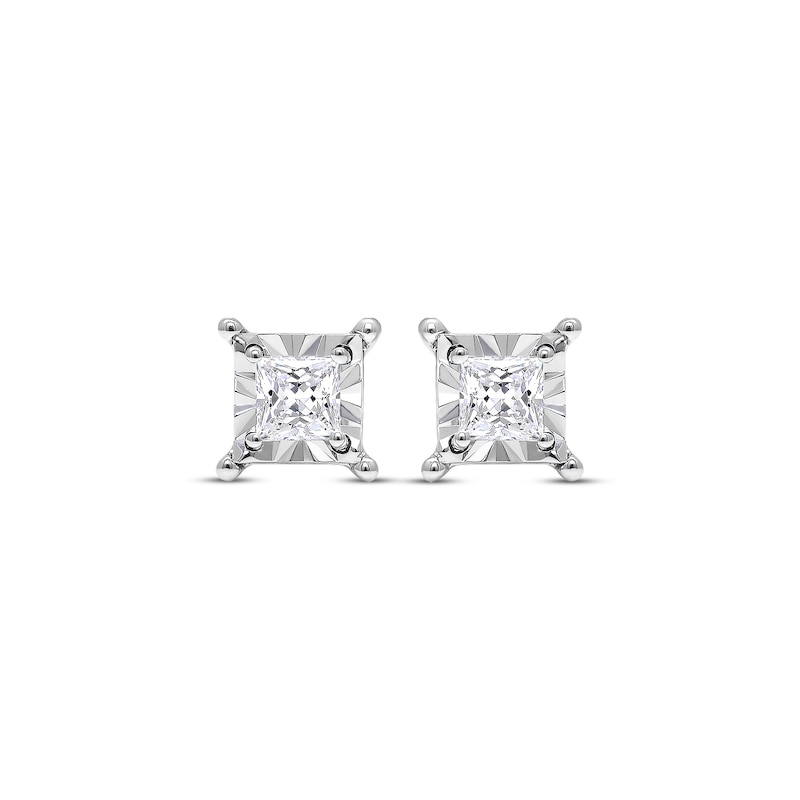 Main Image 2 of Radiant Reflections 1/3 ct tw Diamonds Sterling Silver Earrings (J/I3)