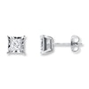 Thumbnail Image 0 of Radiant Reflections 3/4 ct tw Diamonds 10K White Gold Earrings (J/I3)