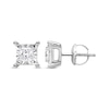 Thumbnail Image 1 of Radiant Reflections 1 ct tw Diamonds 10K White Gold Earrings (J/I3)