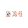 Thumbnail Image 1 of Diamond Earrings 1/2 ct tw Princess-cut 14K Rose Gold (I/I2)