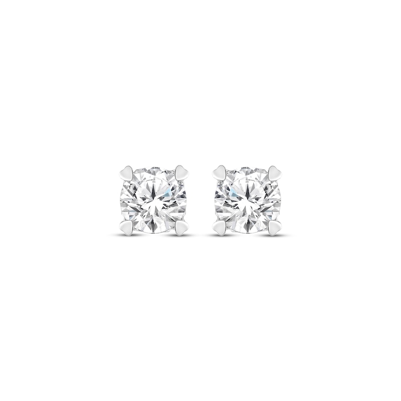 Diamond Earrings 1/2 ct tw Round-cut 14K White Gold (I/I2)