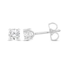 Thumbnail Image 3 of Diamond Earrings 1/2 ct tw Round-cut 14K White Gold (I/I2)