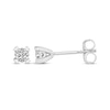 Thumbnail Image 3 of Diamond Earrings 1/4 ct tw Princess-cut 14K White Gold (I/I2)