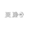 Thumbnail Image 1 of Diamond Solitaire Earrings 3/4 cttw Princess-cut 14K White Gold (I/I3)