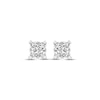 Thumbnail Image 2 of Diamond Solitaire Earrings 3/4 cttw Princess-cut 14K White Gold (I/I3)