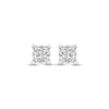 Thumbnail Image 1 of Diamond Solitaire Earrings 3/4 cttw Princess-cut 14K White Gold (I/I3)