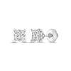 Thumbnail Image 0 of Diamond Solitaire Earrings 1 ct tw Princess-cut 14K White Gold (I/I2)