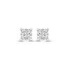 Thumbnail Image 1 of Diamond Solitaire Earrings 1 ct tw Princess-cut 14K White Gold (I/I2)