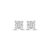 Thumbnail Image 2 of Diamond Solitaire Earrings 1 ct tw Princess-cut 14K White Gold (I/I2)