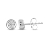 Thumbnail Image 1 of Diamond Solitaire Earrings 1/10 ct tw Round-cut Sterling Silver (J/I3)